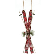 Snow Ski Ornament