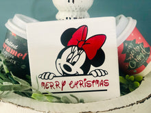 Load image into Gallery viewer, Minnie Mouse Christmas Tiered Stand Sign
