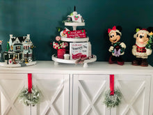 Load image into Gallery viewer, Peppermint Mickey Tiered Tray Sign
