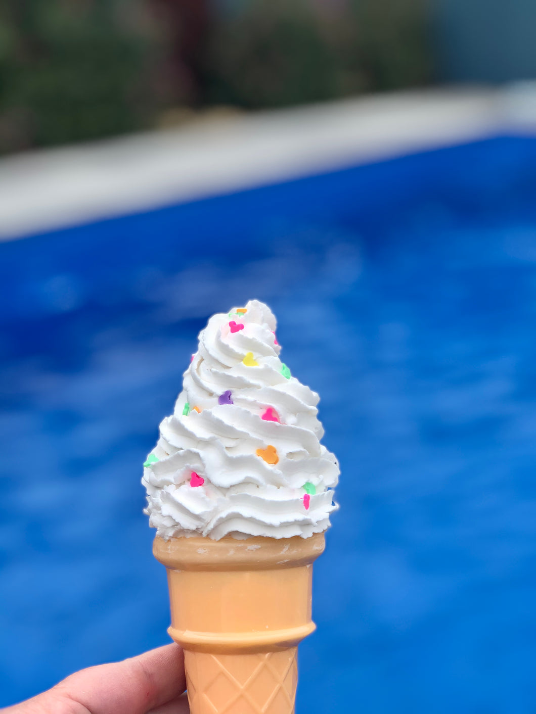 Faux Ice Cream In A Cone