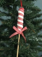 Load image into Gallery viewer, Peppermint Swirl Lollypop Ornament
