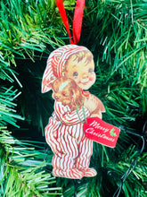 Load image into Gallery viewer, Bethany Lowe Wooden Retro Ornaments Set of 6
