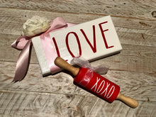 Load image into Gallery viewer, XOXO Rae Dunn Inspired Mini Rolling Pin
