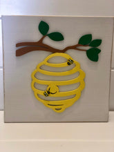 Load image into Gallery viewer, 3D large Bee Skep Sign
