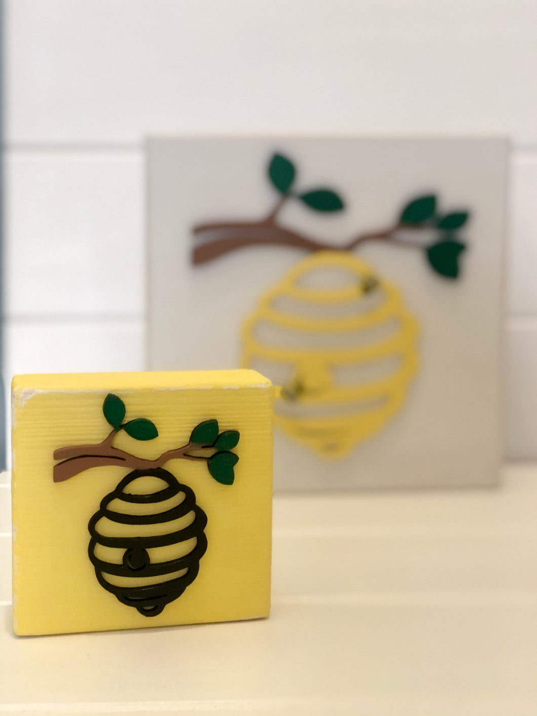 3D Bee Skep Small Sign