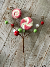 Load image into Gallery viewer, Peppermint and Berry Tree Pick
