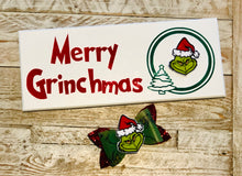 Load image into Gallery viewer, Merry Grinchmas Tree Sign
