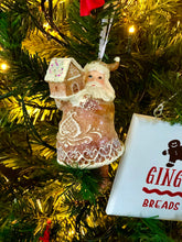 Load image into Gallery viewer, Gingerbread Inspired Hanging Santa
