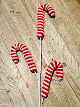 Load image into Gallery viewer, Candy Cane Spray Picks
