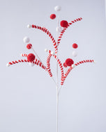 Red and White Berry Spray Picks