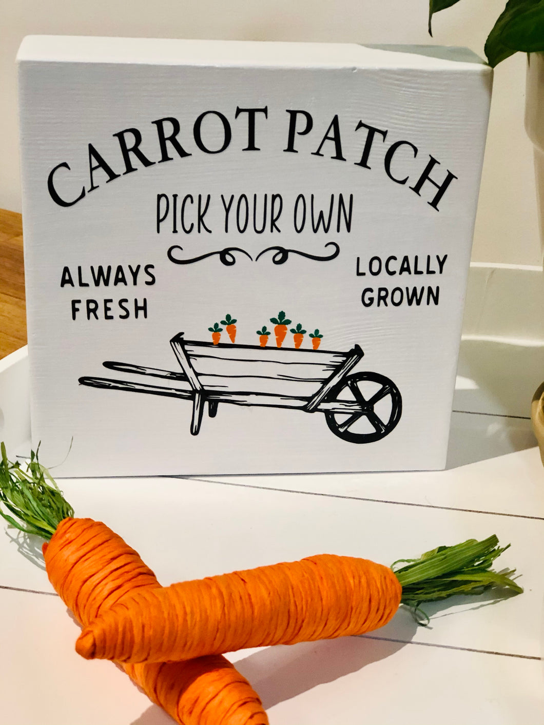 Easter Carrot Patch Sign