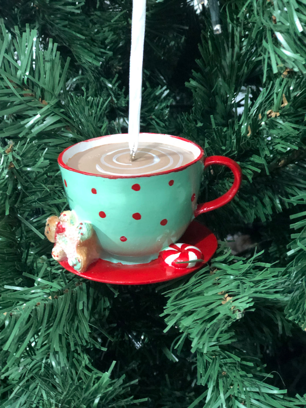 Christmas Tea Cup Ornament Assorted
