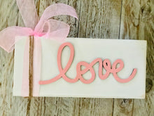 Load image into Gallery viewer, 3D Love Tiered Stand Sign
