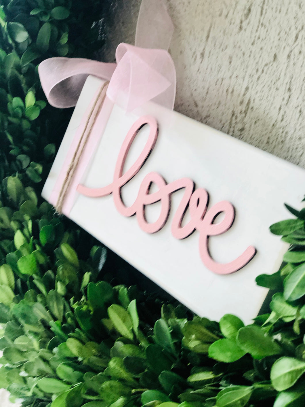 3D Love Tiered Stand Sign