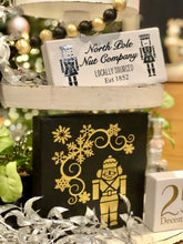 Load image into Gallery viewer, Elegant Nutcracker Tiered stand sign
