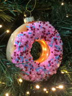 Donut Ornament Glass