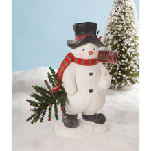 Load image into Gallery viewer, Bethany Lowe Snowman &quot;Trees For Sale&quot;
